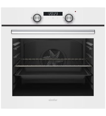 Simfer SB8204 66 lt A Enerji Sınıfı Analog Ocaksız Tam Boy Ankastre Fırın Beyaz