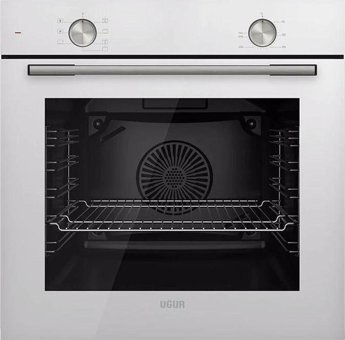 Uğur UAF 608 BCPET 78 lt A Enerji Sınıfı Analog Ocaksız Tam Boy Ankastre Fırın Beyaz
