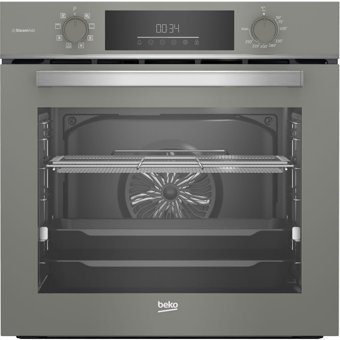 Beko BFC 431 G 72 lt A Enerji Sınıfı Djital Ocaksız Tam Boy Ankastre Fırın Gri
