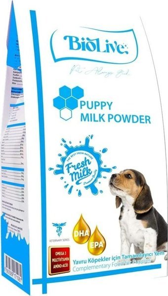 Biolive Puppy Milk Powder D Vitamini C Vitamini B Vitamini 150 gr Toz Köpek Vitamini