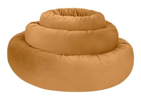 Pet Comfort Hotel Perla Ortopedik Yıkanabilir Orta Irk İç Mekan Köpek Yatağı Hardal