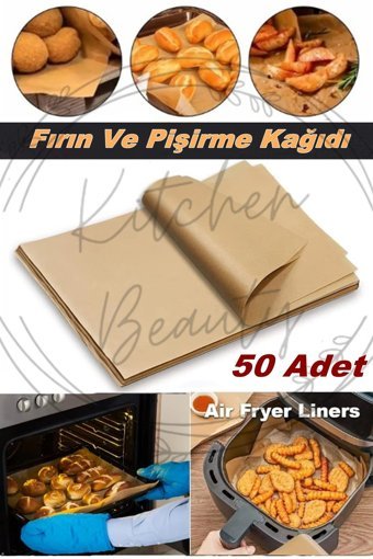 Kitchen Beauty Aifryer Pişirme Kağıdı 50 Adet