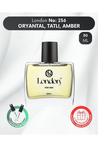 London Lr Soir EDT Amber-Fresh-Sandal Ağacı Erkek Parfüm 50 ml