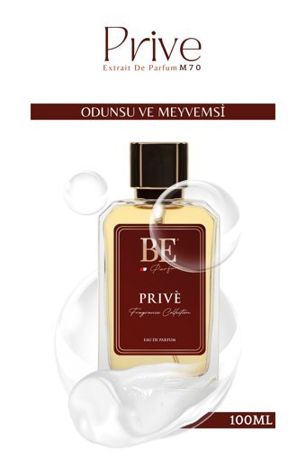 Be Parfüm Prive M-70 EDP Çiçeksi-Meyveli-Odunsu Erkek Parfüm 100 ml