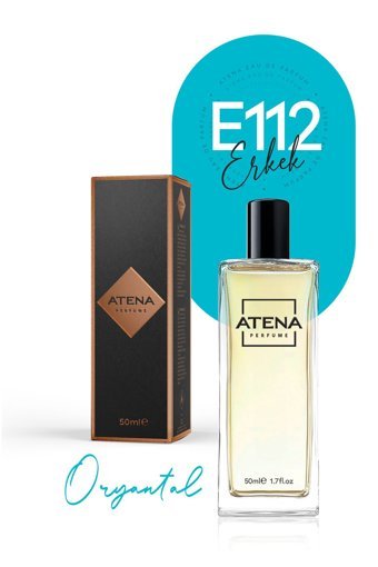 Atena Perfume E112 EDP Fresh-Odunsu-Oryantal Erkek Parfüm 50 ml