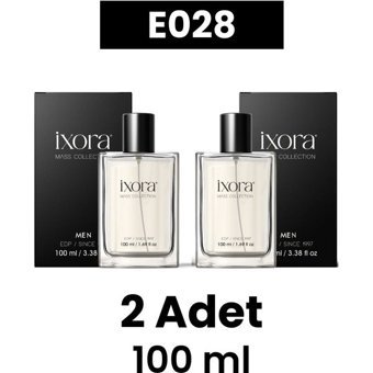 İxora E028 Entrica EDP Baharatlı-Odunsu-Oryantal Erkek Parfüm 2x50 ml
