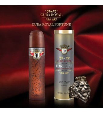 Cuba Royal Fortune EDT Amber-Bergamot-Kakule Erkek Parfüm 100 ml