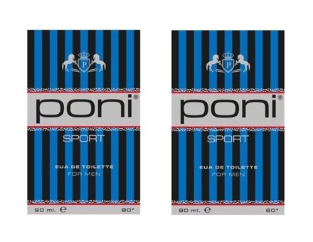 Poni Sport EDT Deri-Fresh-Odunsu Erkek Parfüm 2x90 ml