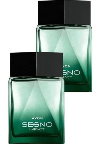 Avon Segno Impact EDP Fresh-Odunsu-Vetiver Erkek Parfüm 2x75 ml