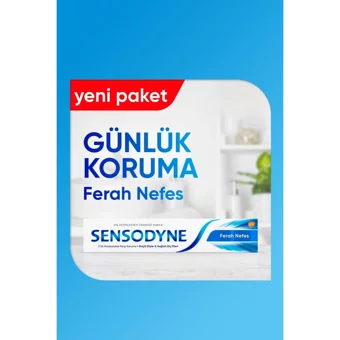 Sensodyne Ekstra Ferah Naneli Florürlü Diş Macunu 4x75 ml