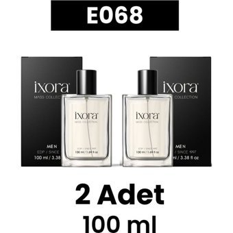 İxora E068 Silver EDP Baharatlı-Odunsu-Oryantal Erkek Parfüm 100 ml