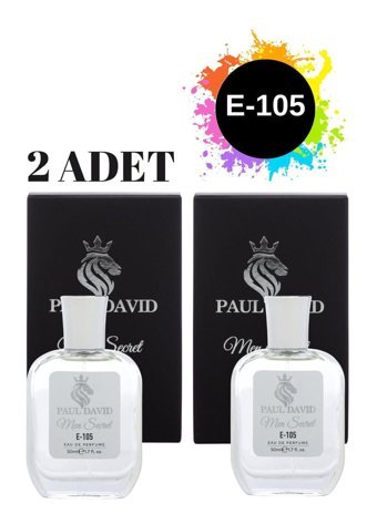 Paul David E-105 EDP Baharatlı-Fresh-Odunsu Erkek Parfüm 2x50 ml