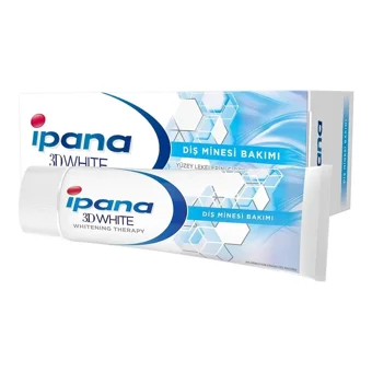 İpana 3D White Diş Minesi Bakımı Naneli Florürlü Diş Macunu 5x75 ml