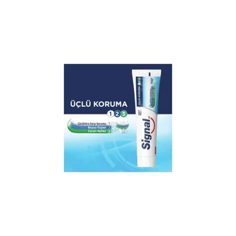 Signal Üçlü Koruma Naneli Florürlü Diş Macunu 3x120 ml