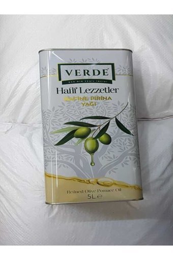 Verde Organik Filtresiz Yüksek Polifenollü Soğuk Sıkım Erken Hasat Taş Baskı Teneke Sızma Zeytinyağı 5 lt