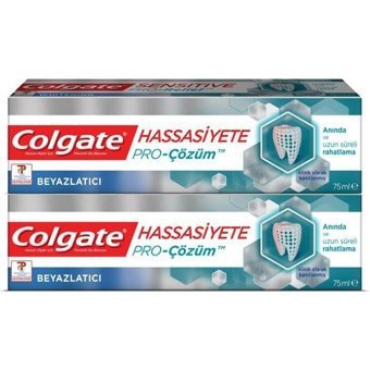 Colgate Hassasiyete Pro Çözüm Naneli Organik Florürlü Diş Macunu 2x75 ml