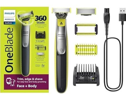 Philips QP2834/70 Yüz ve Vücut Tek Başlıklı Çok Amaçlı Kuru Tıraş Makinesi