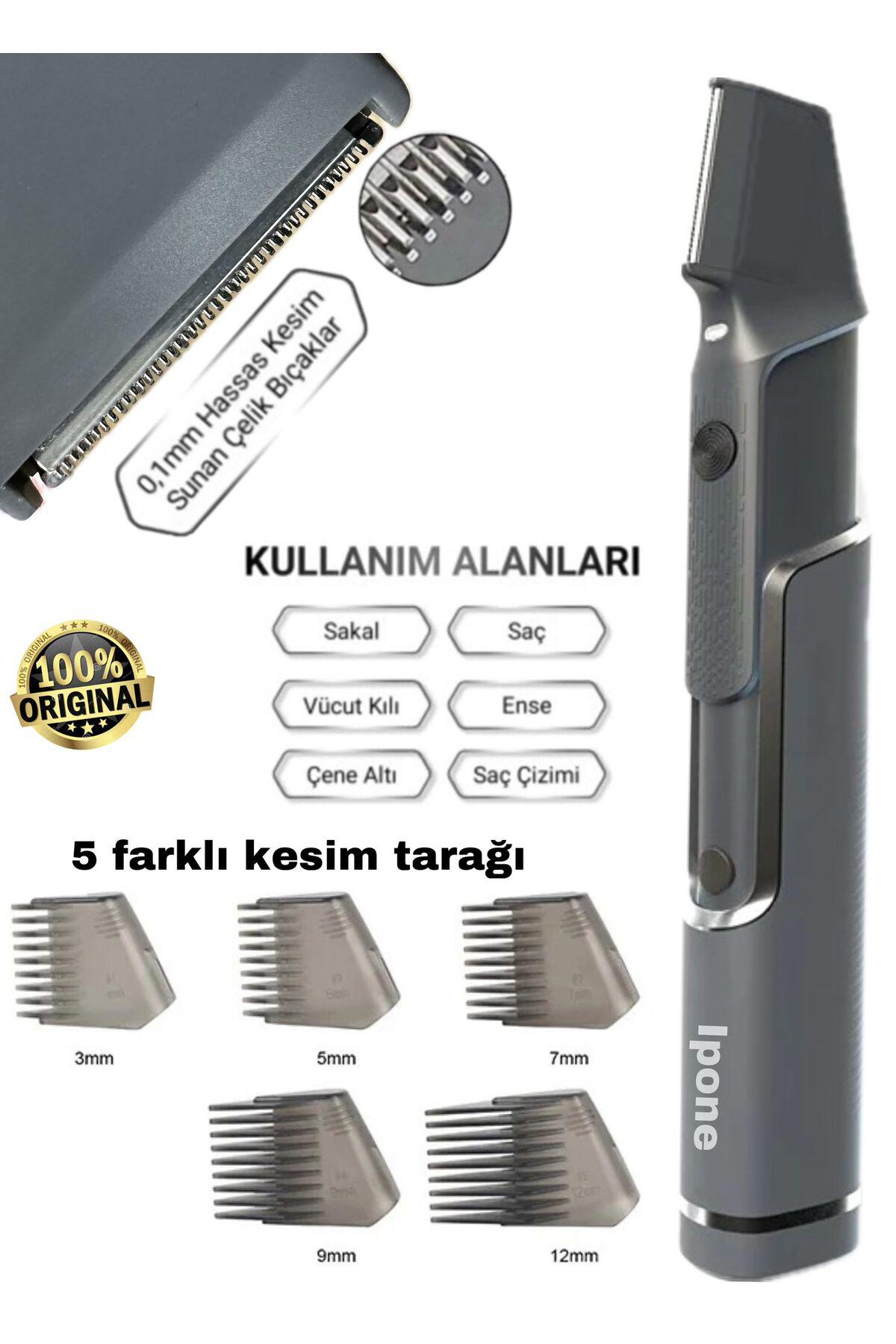Rucas IP-8808 Saç Sakal Vücut Tek Başlıklı Kuru Tıraş Makinesi