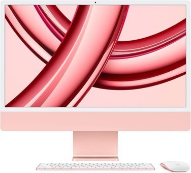 Apple iMac M4 Çipli MWV53TU/A 10 CPU 10 GPU 16 GB Ram 512 GB SSD 24 inç 4.5K macOS Sequoia All In One PC Pembe