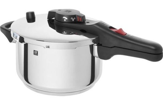 Zwilling Aircontrol Clipso Kapak Çelik 4 lt Düdüklü Tencere Gri
