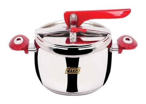 Fms 3009 Düdüklü Kapak Çelik 4 lt Düdüklü Tencere Kırmızı