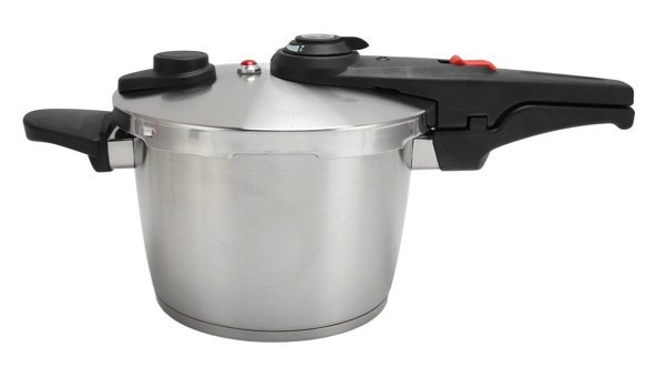 Generic 304 Düdüklü Kapak Paslanmaz Çelik 6 lt Düdüklü Tencere Gri-Siyah