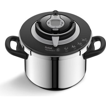 Tefal P42207 Nutricook + Clipso Kapak İndüksiyon 6 lt Düdüklü Tencere Bordo