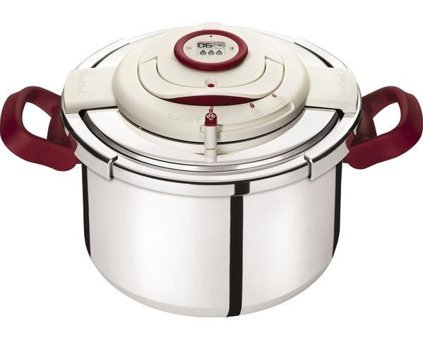 Tefal Clipso Plus Precision Clipso Kapak İndüksiyon 6 lt Düdüklü Tencere Siyah