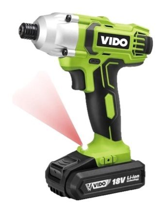 Vido WD040410180 18 V 1.5 Ah Kömürsüz Darbeli Akülü Vidalama Makinesi