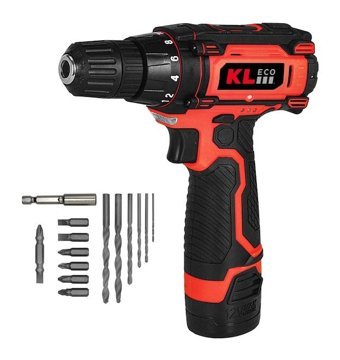 Kleco KE2213NM-DB 12 V 1.3 Ah Darbeli Çift Akülü Vidalama Makinesi
