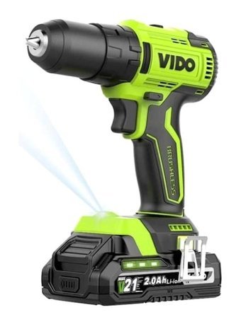 Vido WD040210210 21.6 V 1.5 Ah Kömürsüz Darbeli Çift Akülü Vidalama Makinesi