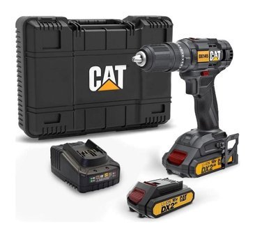 Cat DX145.1 18 V 2 Ah Kömürsüz Darbeli Çift Akülü Vidalama Makinesi