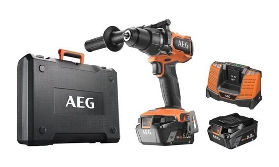 Aeg BSB18BL2-602K 18 V 6 Ah Kömürsüz Darbeli Çift Akülü Vidalama Makinesi