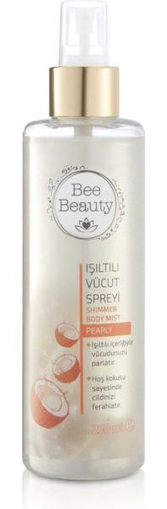 Bee Beauty Pearly Hindistan Cevizi Simli Kadın Vücut Spreyi 250 ml