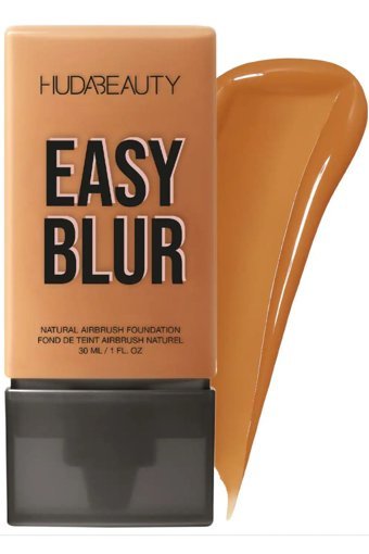 Huda Beauty Easy Blur Natural Airbrush Su Bazlı Vegan Likit Tüp Fondöten 30 ml 450G Chocolate Mousse