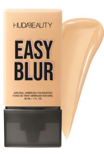 Huda Beauty Easy Blur Natural Airbrush Su Bazlı Vegan Likit Tüp Fondöten 30 ml 220N Custard