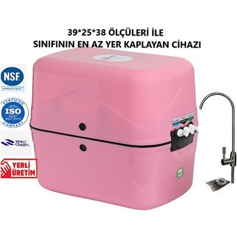 Ecoboxx Metal Tanklı 5 Aşamalı 8 lt Kapalı Kasa Pompasız Tezgah Altı Su Arıtma Cihazı