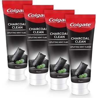 Colgate Charcoal Clean Kömürlü Naneli Florürlü Diş Macunu 4x75 ml