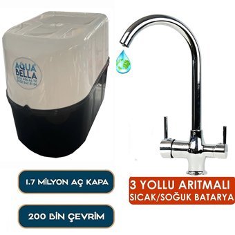 Aqua Bella Stylusa 10 Aşamalı 8 lt Kapalı Kasa Pompasız Tezgah Altı Su Arıtma Cihazı
