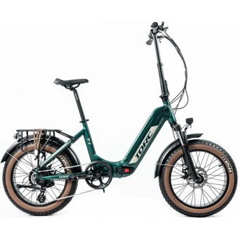 Torc T1F 250 W 80 Km 20 Jant 7 Vites Elektrikli Bisiklet Beyaz - Yeşil