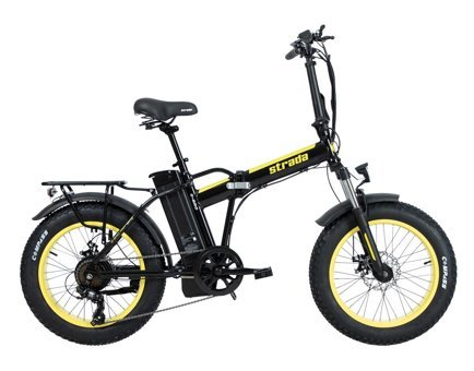 Strada E-Bro 250 W 20 Jant 7 Vites Katlanır Elektrikli Bisiklet Sarı