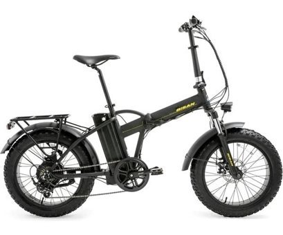 Bisan E-Folding F2 250 W 100 Km 20 Jant 7 Vites Katlanır Elektrikli Bisiklet Lacivert - Sarı - Siyah