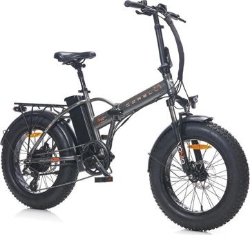 Corelli Voniq Rim 250 W 60 Km 20 Jant 7 Vites Elektrikli Bisiklet Siyah