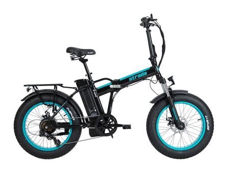 Strada E-Bro 250 W 80 Km 20 Jant 7 Vites Katlanır Elektrikli Şehir / Tur Bisikleti Siyah