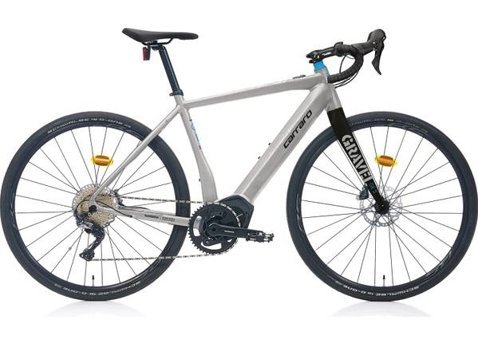 Carraro Gravel Ge 5.0 250 W 60 Km 28 Jant Elektrikli Bisiklet Mavi - Siyah - Gri