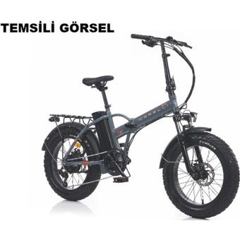 Corelli Voniq Fatbike 250 W 100 Km 20 Jant 7 Vites Elektrikli Bisiklet Mavi