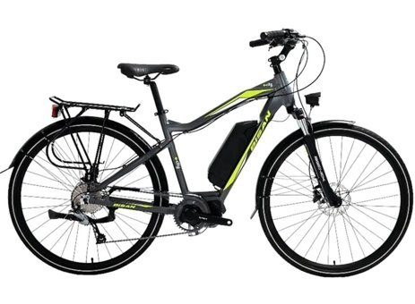 Bisan E-City 250 W 150 Km 28 Jant 9 Vites Elektrikli Bisiklet Siyah