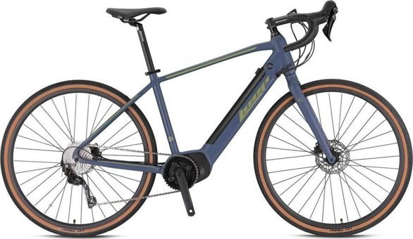 Loop Potenza Gravel 250 W 40 Km 28 Jant 10 Vites Elektrikli Bisiklet Gri-Yeşil
