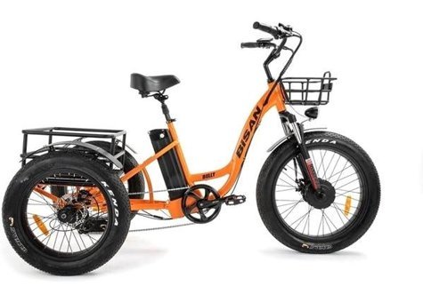 Bisan Bully 250 W 150 Km 24 Jant 7 Vites Elektrikli Şehir / Tur Bisikleti Siyah-Turuncu