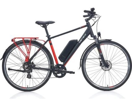 Carraro E-Line Elife 250 W 60 Km 28 Jant 7 Vites Elektrikli Şehir / Tur Bisikleti Kırmızı